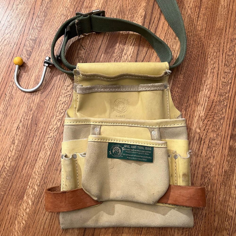 ROOSTER Genuine Top Grain Moccasin Leather Hand Crafted Tool Belt